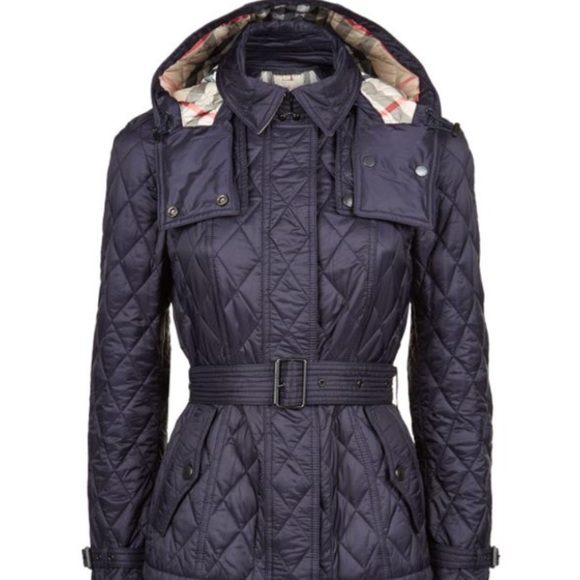 burberry short quilted jacket